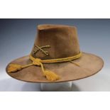 A cavalry soldier's hat