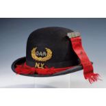 A GAR Veteran's derby hat - 10th New York Artillery