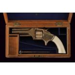 A J. Lang cased revolver, S&W type