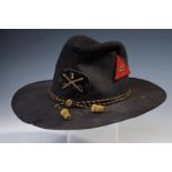 A Union cavalry officer's hat