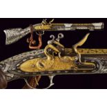 A beautiful flintlock blunderbuss