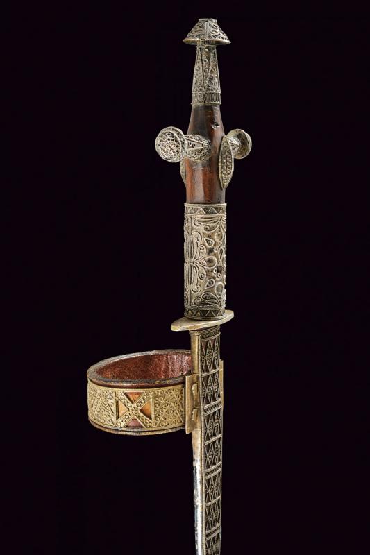 A Tuareg telek (dagger) with silver mounts - Image 4 of 7