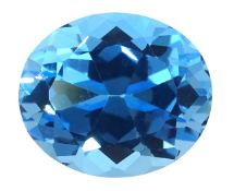 Loose blue topaz 6.01 carat Condition Report <a href='//www.davidduggleby.