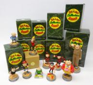 Ten Robert Harrop Beano Dandy Collection figures: Minnie the Minx, Corporal Clott, Wilfrid,