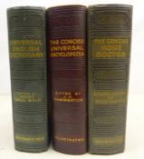 The Concise Universal Encyclopedia, Concise Home Doctor and Universal English Dictionary, pub.