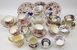Victorian The Foley China tea service, decorated in the Imari pallet,