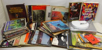 Quantity of vinyl records incl 'the Swing era Benny Goodman Into the 70's' box set of 3,