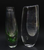 Vicke Lindstrand for Kosta - Seaweed glass vase H18.