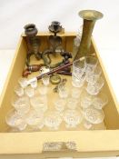 Suite of Edinburgh Crystal Appin pattern glasses comprising six sherry, six tumblers,