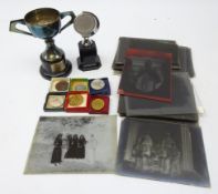 Six boxed 1950s RAF sporting medals for rugby and athletics, including two bomber command,