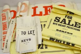 Collection of Ephemera relating to Whitby Estate Agents Robert Gray including To Let, For Sale,