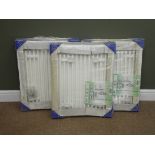 Three Warmstyle Compact W11 single convector radiators,