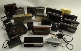 Over twenty portable and mains radios including two Grundig Party Boy 110, Grundig Hit Boy 100,