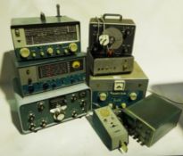 Heathkit communication equipment by Daystrom including Transmitter Model DX-40U, SB-400,