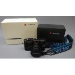 Leica M6 TTL camera black finish, No.2498095 with Voigtlander Nokton Aspherical 50mm F1.
