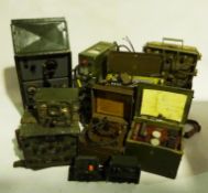 Ex-military communication equipment including US Navy Department transmitter/receiver Type