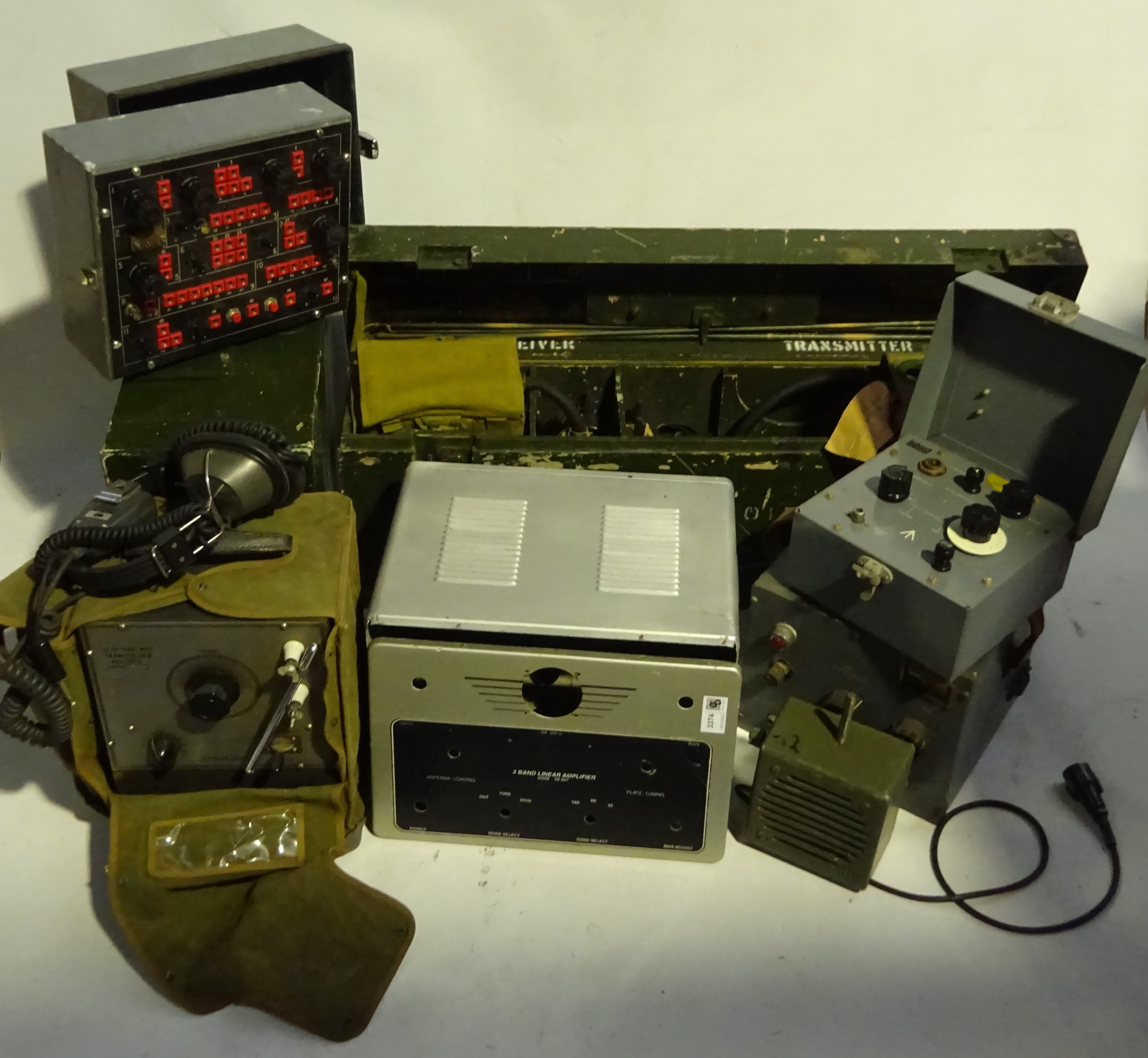 Ex-military communication equipment including boxed A510 Radio Station,