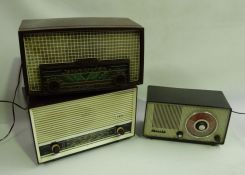 Three bakelite case mains radios - Ekco U353,