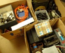 Quantity of communication equipment incomplete and part units, spare parts and components,