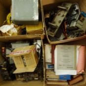 Quantity of communication equipment spare parts, components, part units, cables,