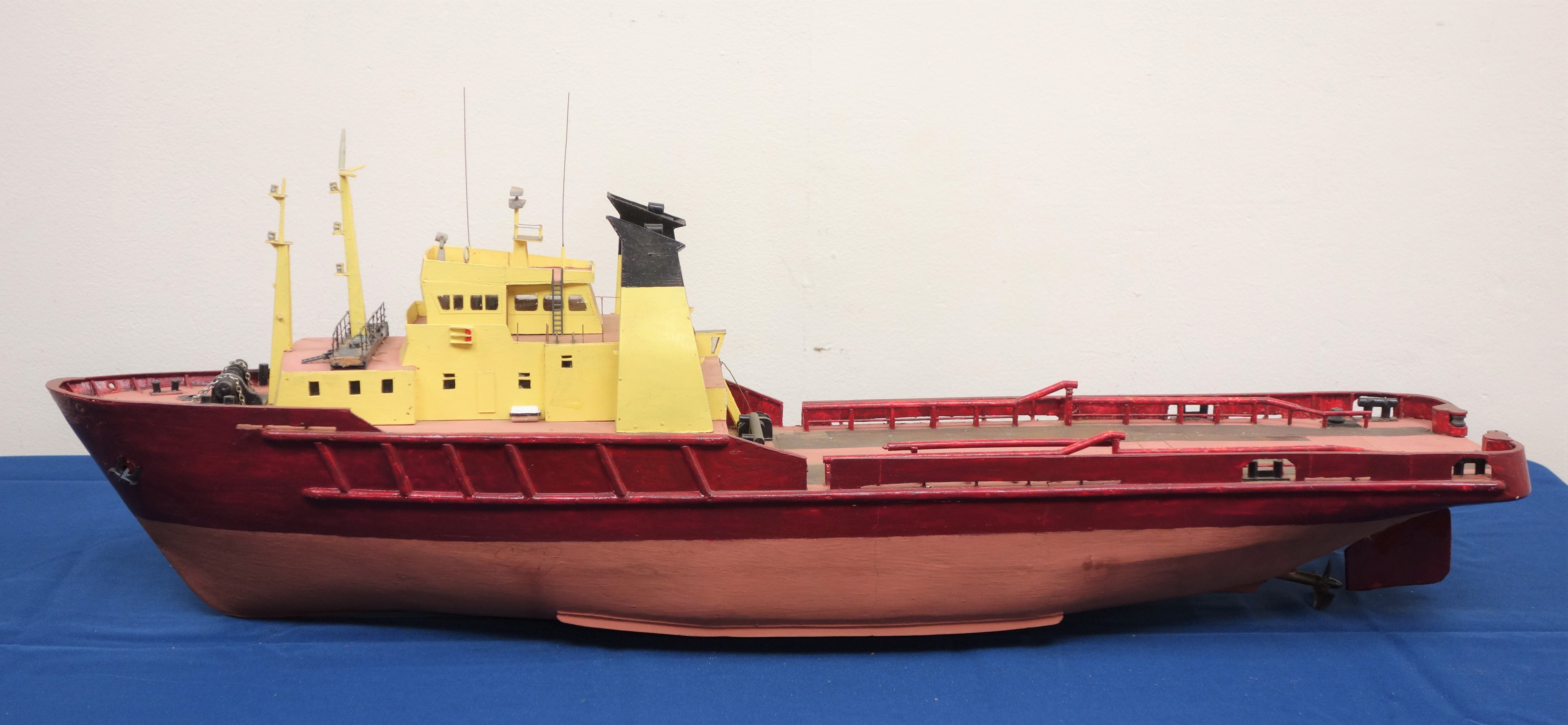 Scale model of the Offshore Supply Ship Seaforth, L90cm,