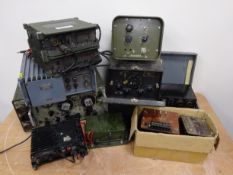 Ex-military communication equipment including Wireless Sets No.19 Mk.