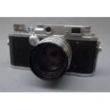 Canon Leica copy 35mm camera No.203494, with Canon 50mm f:1.8 lens No.