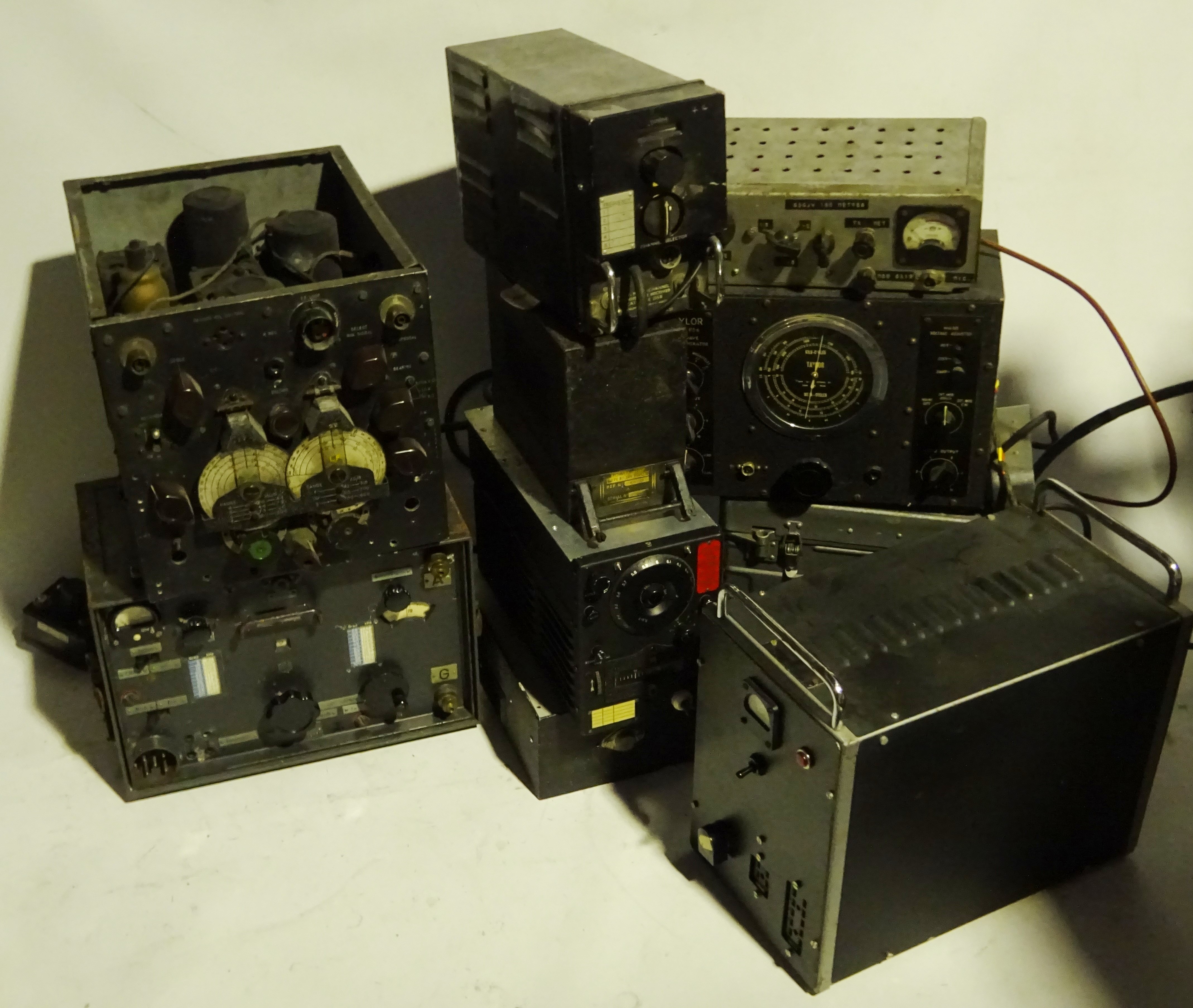 Communication equipment including Air Ministry Transmitter Type T-1154M, G.E.C.