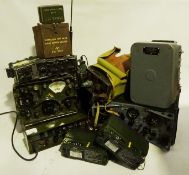 Ex-military communication equipment including UK/RT320 Transmitter Receiver radio,