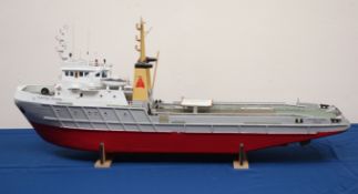 Scale model of the Offshore Supply Ship Forties Shore IMO No.