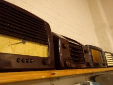 Four bakelite cased mains radios - G.E.C. Type B.C.4650, G.E.C. Type B.C.