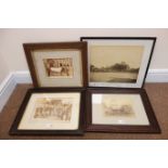 Photographs - Study of an 0-2-0 Steam Engine and four workmen, with plate for ? Thorne,