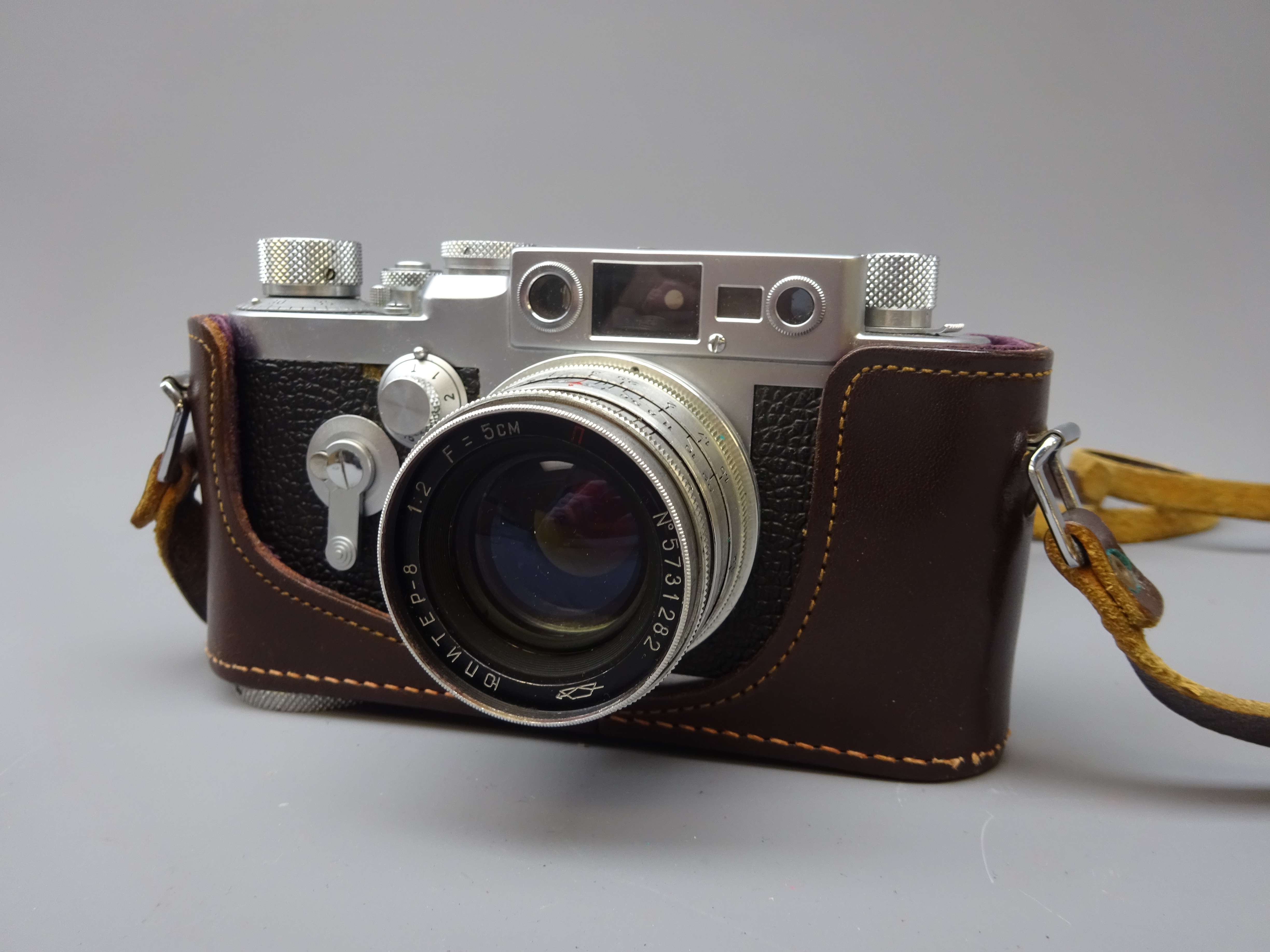 Leica DBP 35mm film camera, Ernst Leitz Wetzlar GMBH Germany Nr. - Image 7 of 7