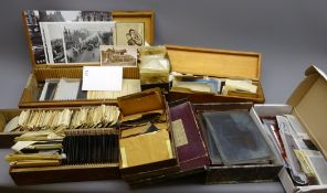 Large collection of photographic negatives,