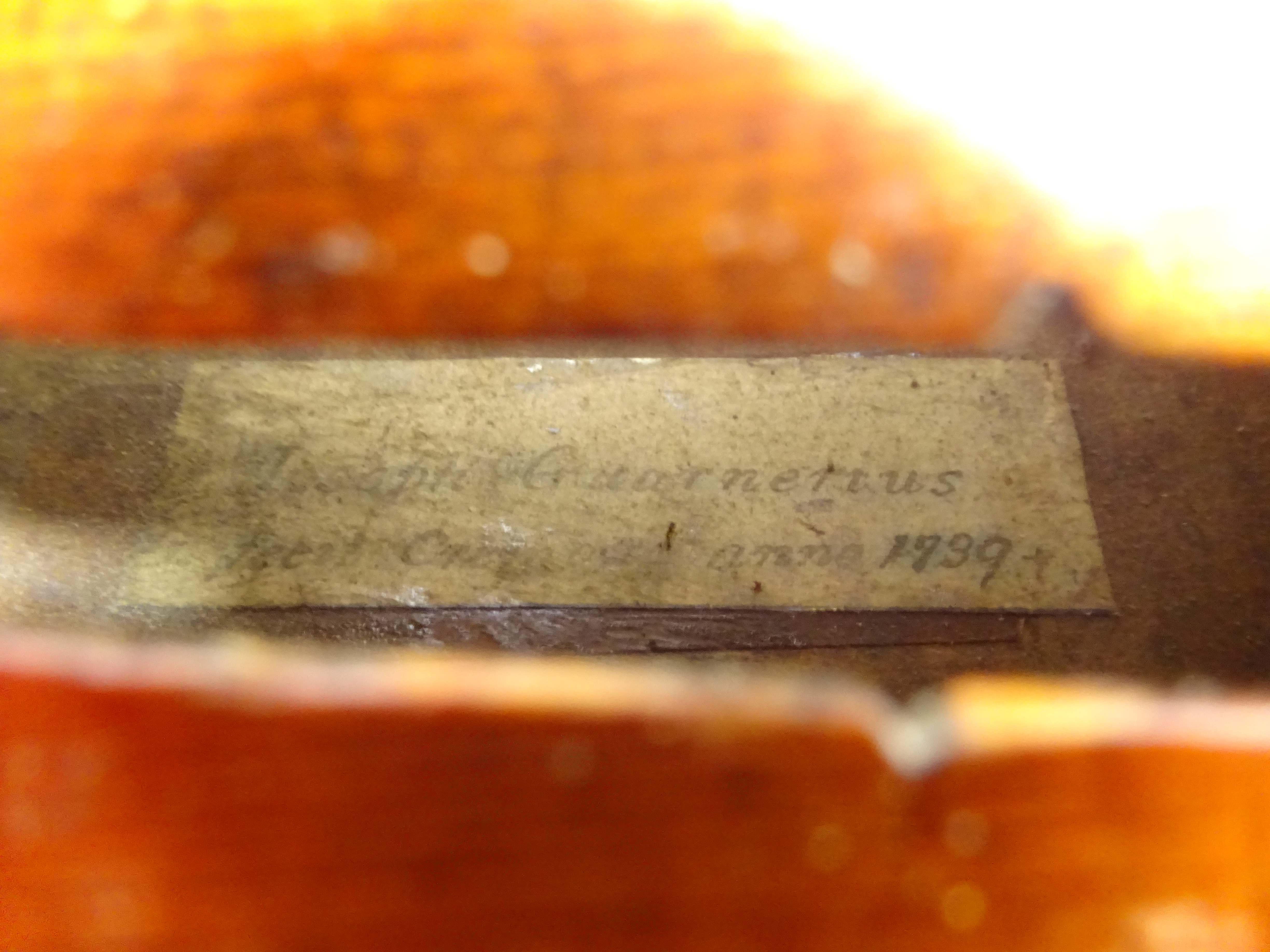 Late 19th century German violin c1890 with 36cm two-piece maple back and ribs and spruce top, - Image 6 of 15