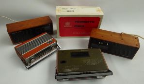 Four Roberts radios - models R23 portable, boxed,