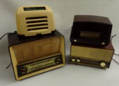 Four bakelite cased mains radios - Murphy U198H, KB FB10,