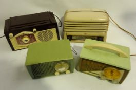 Four bakelite cased mains radios - KB BM20, Cossor MK40256,