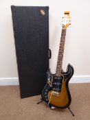 Burns London Club Series Marquee left-handed electric guitar with tremelo, serial no.