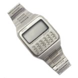 Seiko Calculator C153-5007 stainless steel quartz wristwatch, serial number 892965,