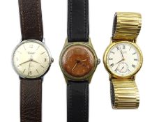 Vintage Everite steel manual wristwatch,