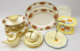 Royal Albert Old Country Roses set of six dinner plates, six soup bowls,