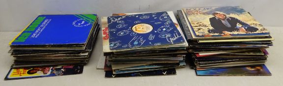 Collection of vinyl LPs incl Thin Lizzy, Earth, Wind & Fire, Kylie Minogue, Village People,