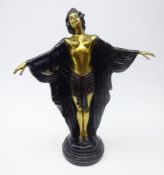 'Spring Awakening' 20th Century bronze after Ferdinand Preiss on marble base,