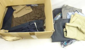 Various gentleman's tailors trousers, jeans and other trousers,