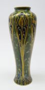 William Moorcroft for James MacIntyre, green and gilt Florian Ware vase, circa 1903,