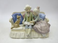 Lladro group 'Story Time' no.