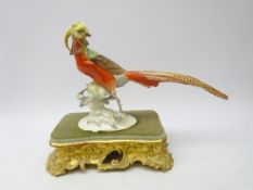 Hutschenreuther porcelain model of a Cock Pheasant,