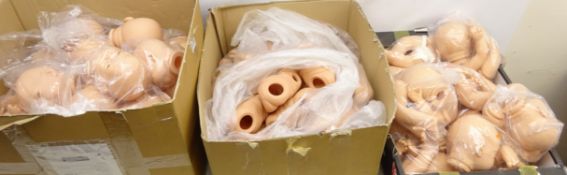 Large quantity of Ninee Artesanals D 'Onil baby doll kits & parts incl.