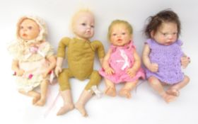 Ruth Annette reborn baby doll 'Rubub' L29cm,